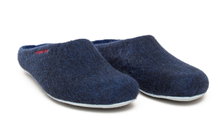 Gottstein Hausschuhe Magicfelt 701 (100% Wolle) mitternachtblau (Größe 43-46)